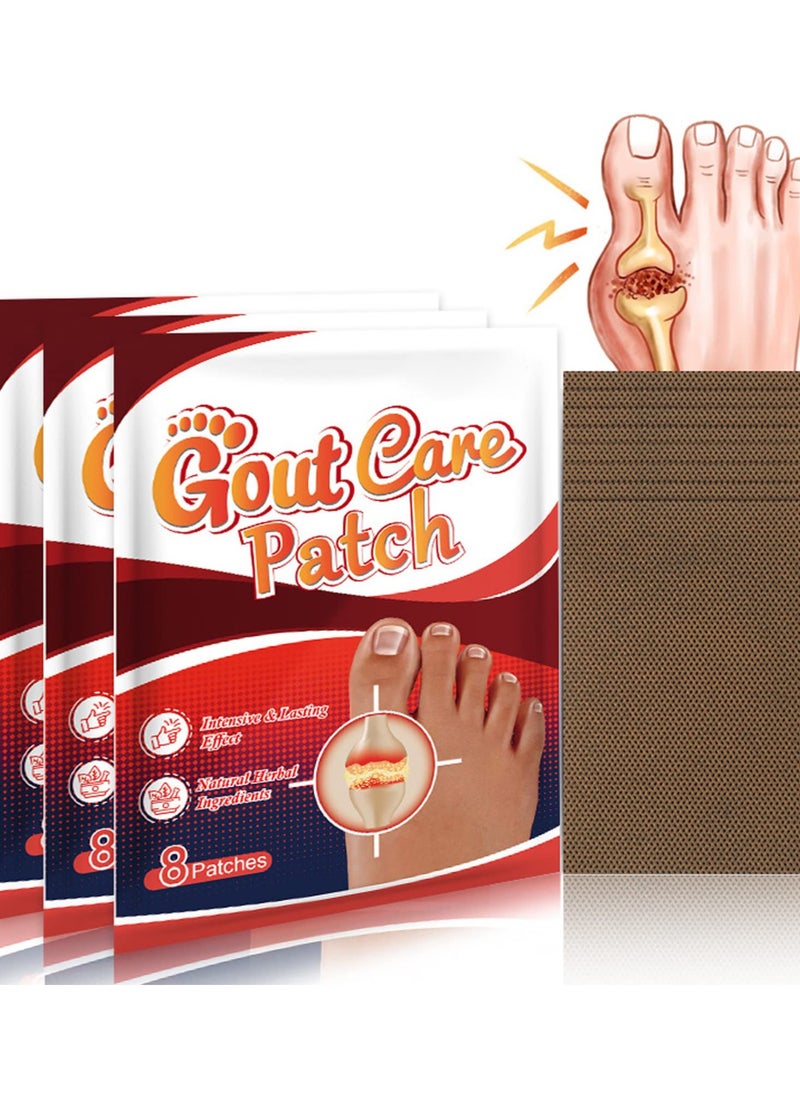 Excefore Gout Treatment Patch, 40pcs Arthritis Thumb Patches for Pain Relief, Swelling Reduction, and Inflammation Diminishment  - Image 1
