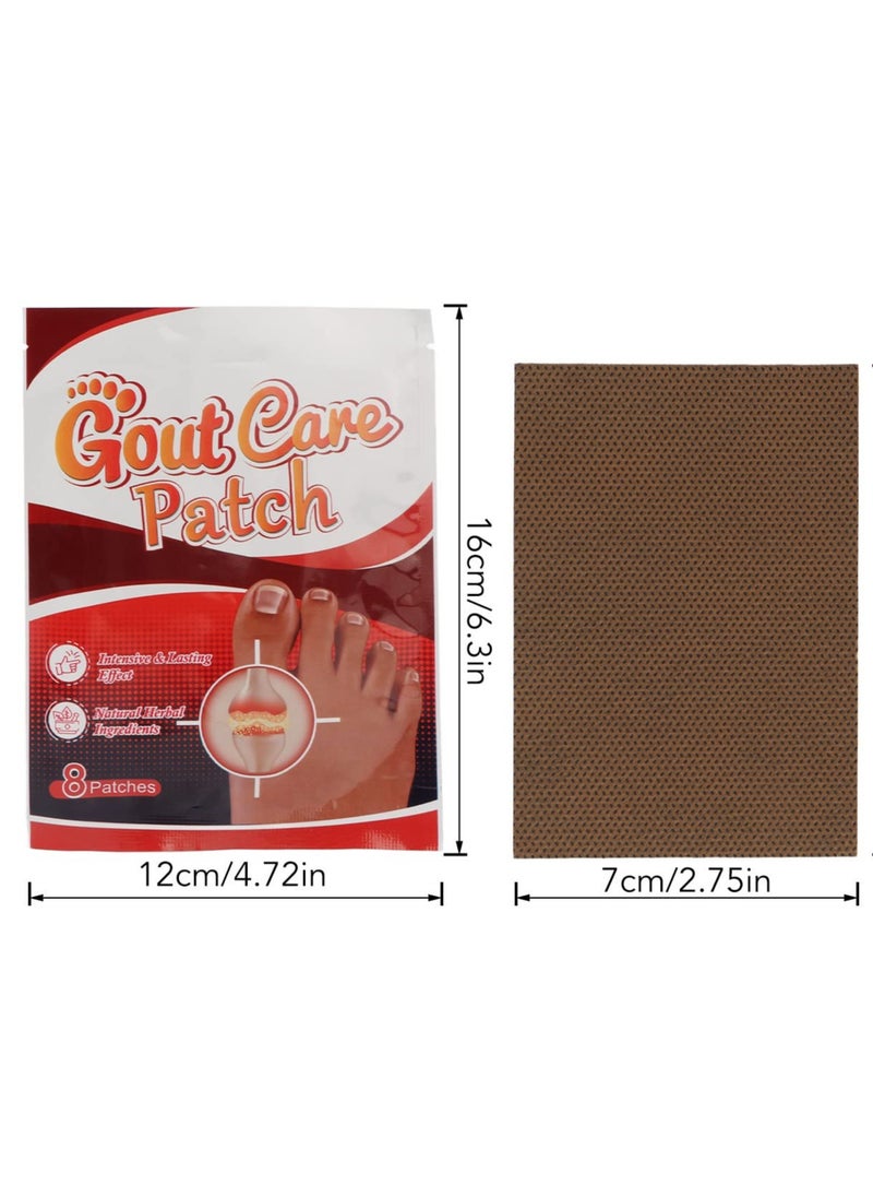 Excefore Gout Treatment Patch, 40pcs Arthritis Thumb Patches for Pain Relief, Swelling Reduction, and Inflammation Diminishment  - Image 5