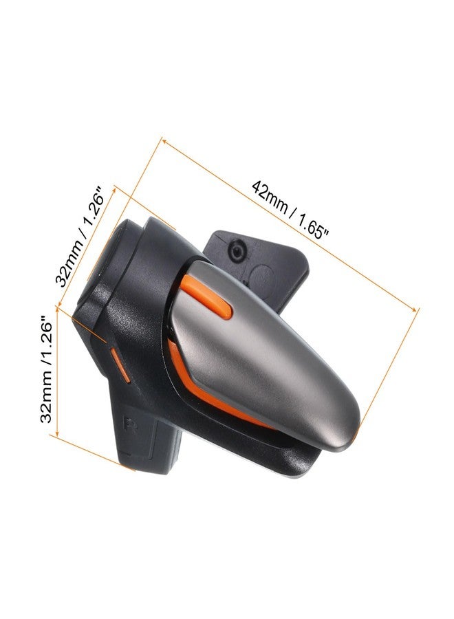 MECCANIXITY Gaming Trigger Mobile Game Controller 1 Pair Fire Key Burst Shooter Black for 4.7-6.5 Inch Cell Phone with 20cm USB Cable - Image 2