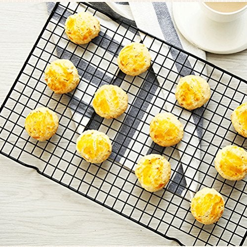 Daycount® 2-Pack Heavy-duty Cooling Rack for Baking Stacking 10 x 16 Inch Stainless Steel Wire Rack for Cooling, Drying - Image 4