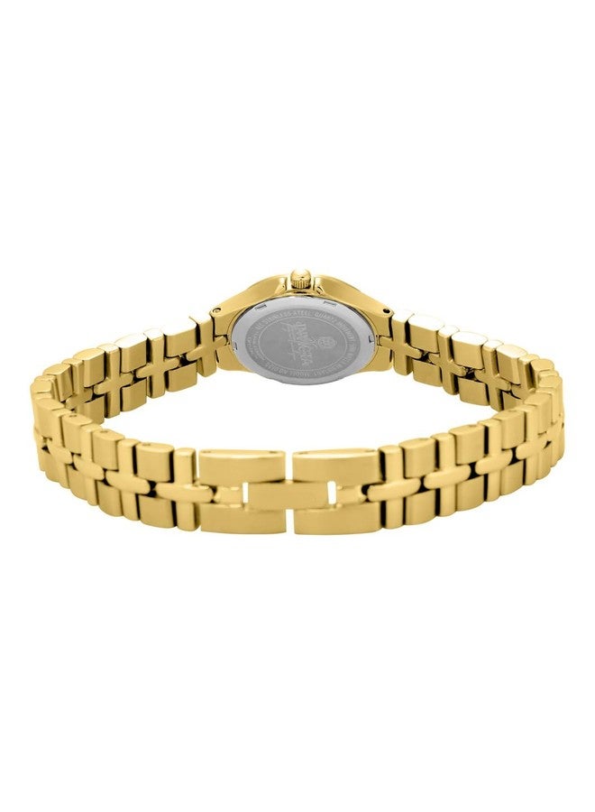 Invicta Wildflower Women Quartz Wrist Watches, Analog Display And Stainless Steel Strap, Gold - 134 - Image 3