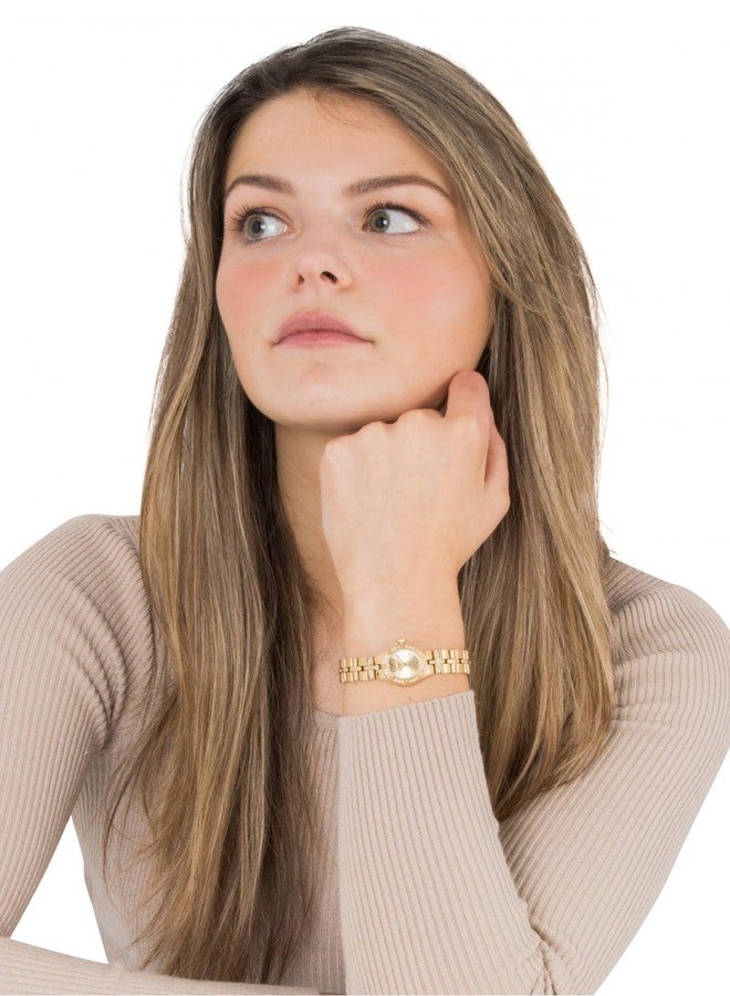 Invicta Wildflower Women Quartz Wrist Watches, Analog Display And Stainless Steel Strap, Gold - 134 - Image 4