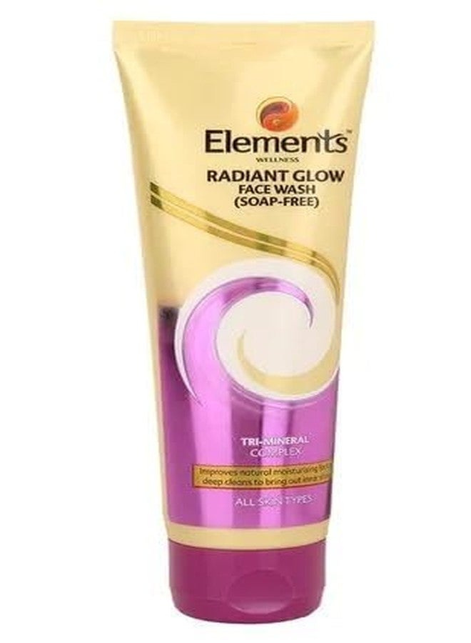 Elements Wellness Radiant Glow Face Wash Soap Free 100 Gms - Image 1