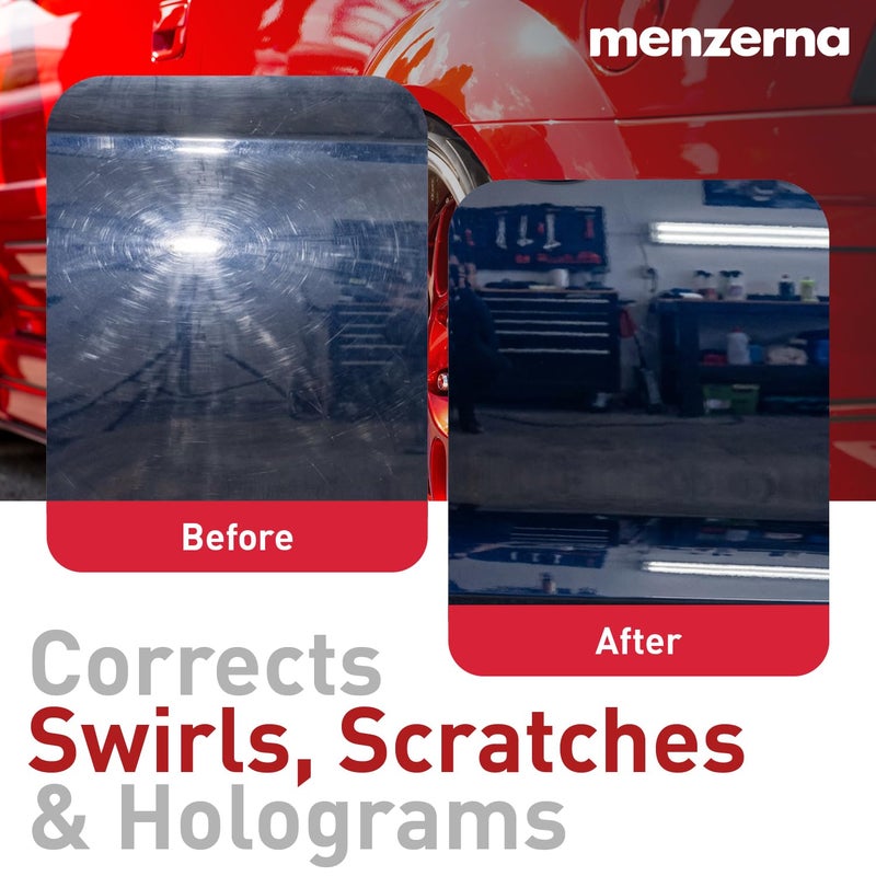 menzerna One-Step Polish 3in1 I Medium Cut Polish with High Gloss Finish & Seal in One I Buffing & Polishing Compound for Car Maintenance I Swirls, Holograms & Scratches I Car Body Repair I 16 fl oz. - Image 2