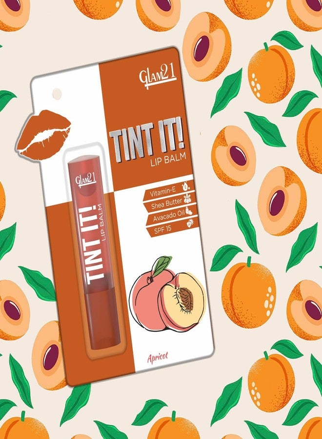 جلام 21 مرطب شفاه Glam21 Tint it! | ترطيب يومي للشفاه مع فيتامين E وزبدة الشيا وزيت الأفوكادو وعامل حماية من الشمس SPF15 | عناية بالشفاه الجافة والمتشققة | 3.5 غرام لكل عبوة | عبوة ثنائية (حبوب البن والمشمش) - Image 5