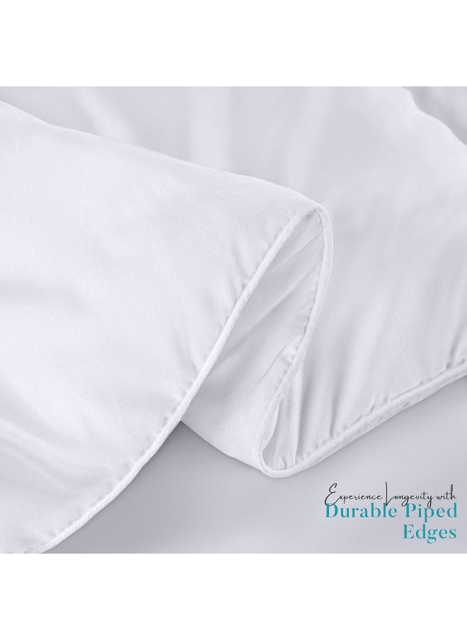 Utopia Bedding - Utopia Bedding Comforter Duvet Insert - Quilted Comforter with Corner Tabs - Box Stitched Down Alternative Comforter (King, White) - Image 1
