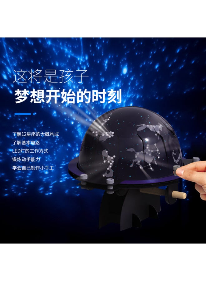 Star Light Puzzle Assembly Children's Toys Creative Gifts Star Light Diy Planetarium - Image 2