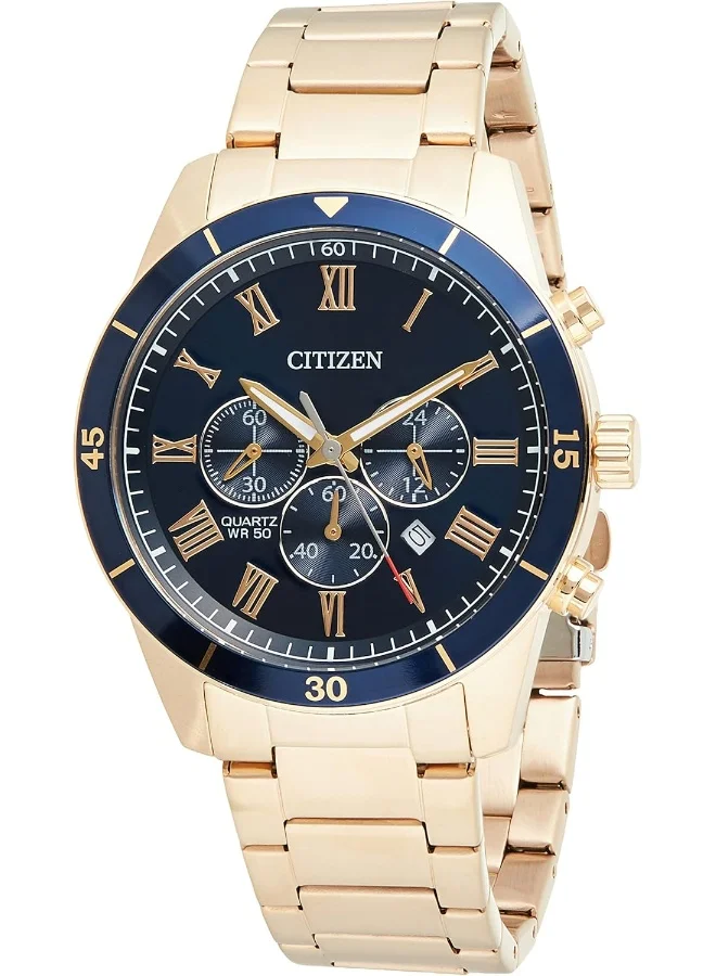 CITIZEN CITIZEN Mens Quartz Watch, Chronograph Display and Stainless Steel Strap - AN8169-58L