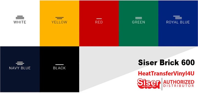 Siser Brick 600 Heat Transfer Vinyl 196 x 1FT Sheet White  HEX EFF0F1  Compatible with Siser RomeoJuliet  Other Professional or Craft Cutters  3D HTV  CPSIA Certified - Image 3