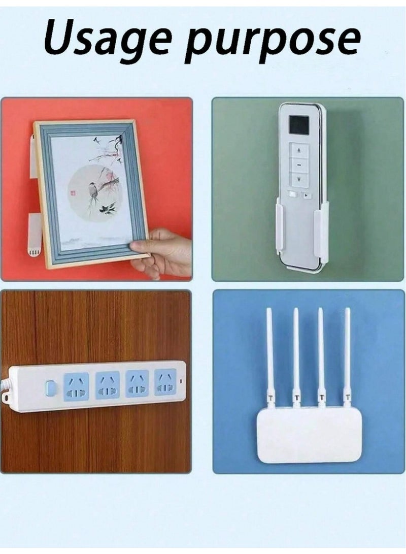 24pcs No Drill Wall Sticker - Removable Adhesive Hooks for Frames, Photos & Home Decor - Heavy Duty Invisible Wall Mounts for Saudi Homes - Image 5