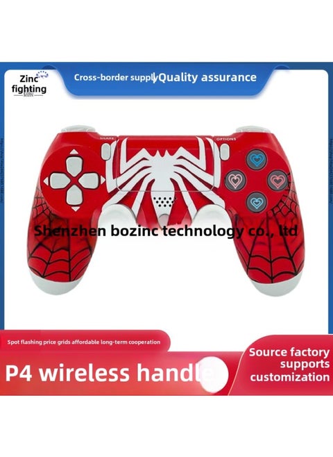 Preferred PS. 4 Game Handle Six Axis Dual Vibration P4 Game Console With Bluetooth Pro Wireless Handle-Product Color:Big Spider