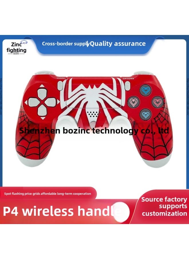 Generic - Preferred PS. 4 Game Handle Six Axis Dual Vibration P4 Game Console With Bluetooth Pro Wireless Handle-Product Color:Big Spider - Image 1