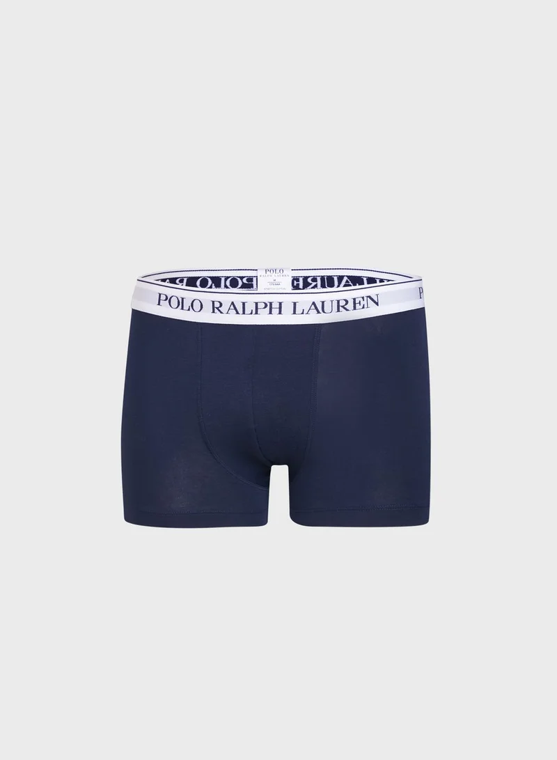 POLO RALPH LAUREN 3 Pack Logo Band Trunks