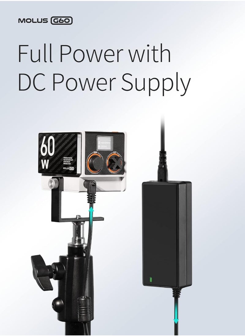 Zhiyun - Zhiyun MOLUS G60 Combo - 60W COB Video Light Bicolor 2700K-6500K Bluetooth App Remote Control Continuous Light Photography with Power Supply DC/PD Tripod for Youtube Vlogging Wedding - Image 1