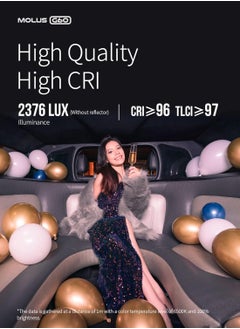Zhiyun Zhiyun MOLUS G60 Combo - 60W COB Video Light Bicolor 2700K-6500K Bluetooth App Remote Control Continuous Light Photography with Power Supply DC/PD Tripod for Youtube Vlogging Wedding  - Image 3