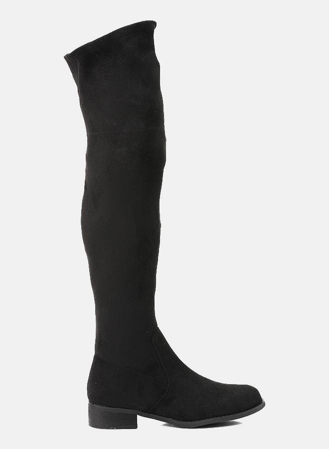 ديجافو حذاء ديجافو GER-DVTX-029 حذاء اسود فوق الركبة للنساء - Image 2