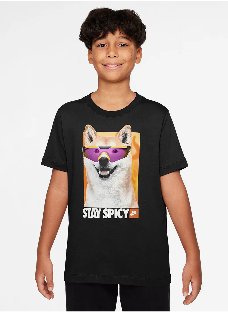 نايكي Nsw Photo Shiba Graphic T-Shirt