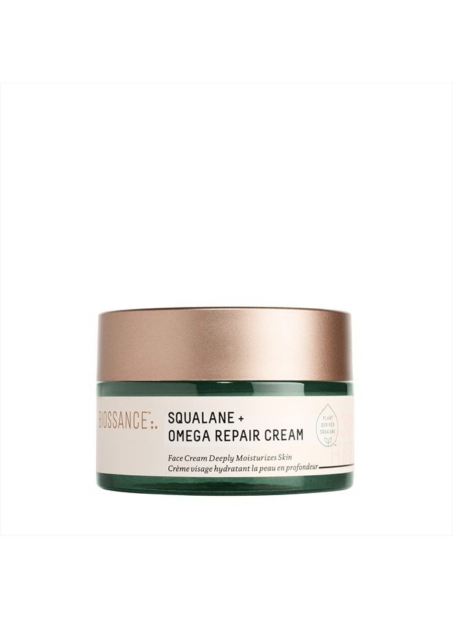 BIOSSANCE Squalane + Omega Repair Cream, 50ml - Image 1