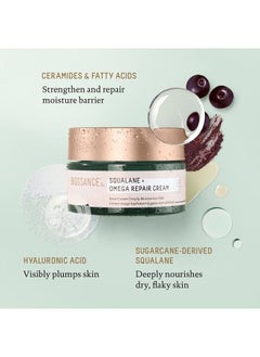 BIOSSANCE Squalane + Omega Repair Cream, 50ml  - Image 5