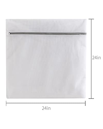 QiNZiN Lingerie bags for laundry(3Pcs,24 X 24inch),large mesh laundry bags,Delicates Bags for Washing Machine - Image 2