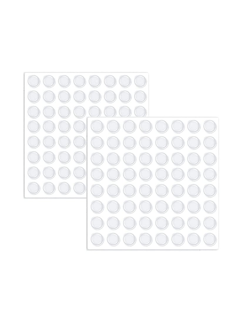 ZUMIE ZUMIE Round Adhesive Silicone Door Bumper Noise Dampening Bumper Pads for Home Silicone Bumper Door Cabinet Drawer Safety Stopper Mute Buffer 200 pcs Door Bumper pad  - Image 1