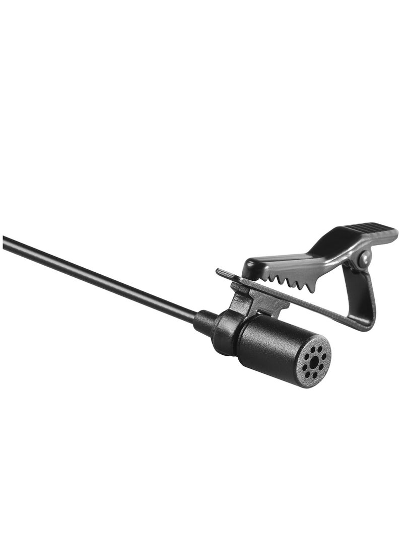 BY M1 Lavalier Microphone – Professional Clip-On Mic (Black) - Image 4
