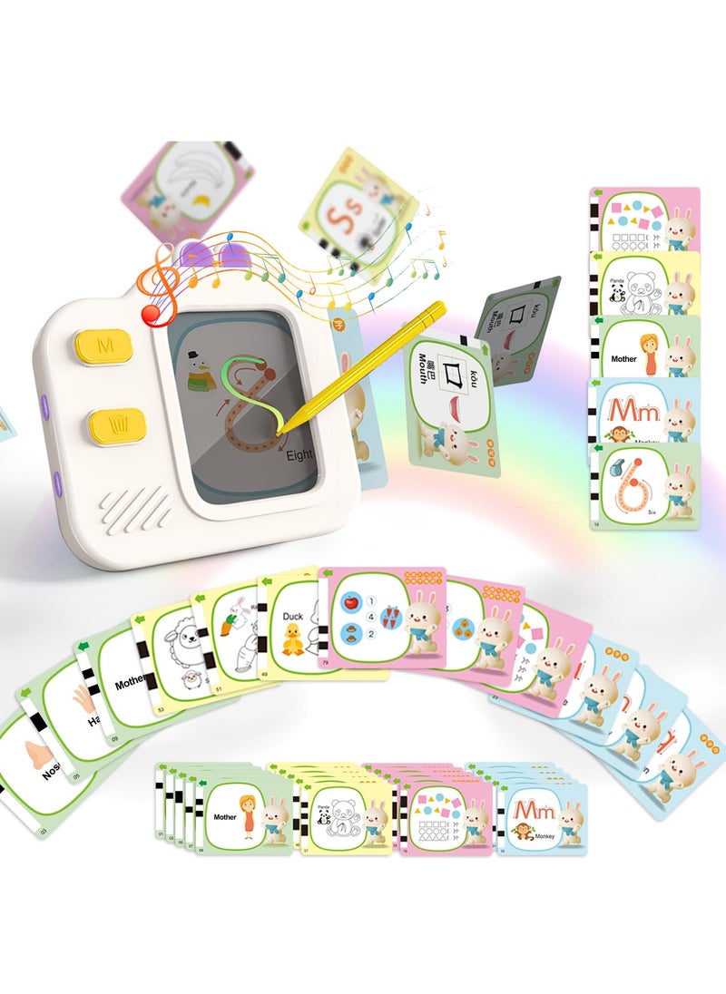 Excefore Talking Flash Cards for Toddler 1 2 3 4 Year Olds, Language Learning Toys with 240 Words, Pocket Speech Therapy Toys, Autism Toys, Montessori Toys, Children's Sensory Learning Educational Gifts  - Image 1
