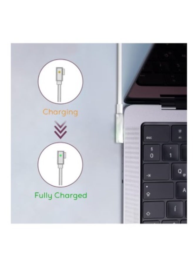 Terabyte Mac Book Pro magsafe 1 Charger - 60W L-Tip Replacement for AC Power Adapter, Compatible with Adapter for Mac Book Pro 13 Inch Before 2012 and Mac Book(2009-2010)ModelsA1344,A1330 - Image 3