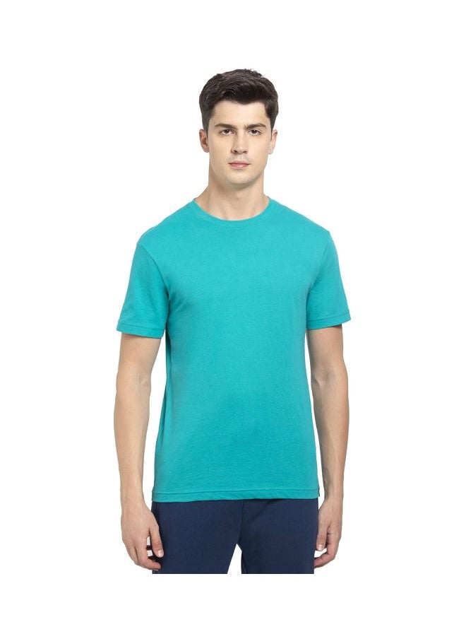JOCKEY - Jockey 2714 Men Super Combed Cotton Rich Solid Round Neck Half Sleeve T Shirt - Image 1