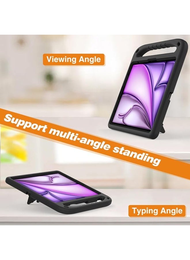 Kids Case for iPad Pro 13 inch 2025 M5 Kids Friendly Durable Lightweight EVA Portable Handle Stand Shockproof Protective Tablet Cover with Pencil Holder - Image 4