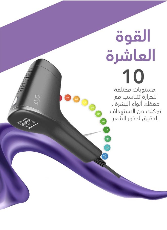 روكسا - جهاز ليزر روكسا الذكي لإزالة الشعر, مليون ومضه, ومضات تلقائيه, تبريد - Image 1