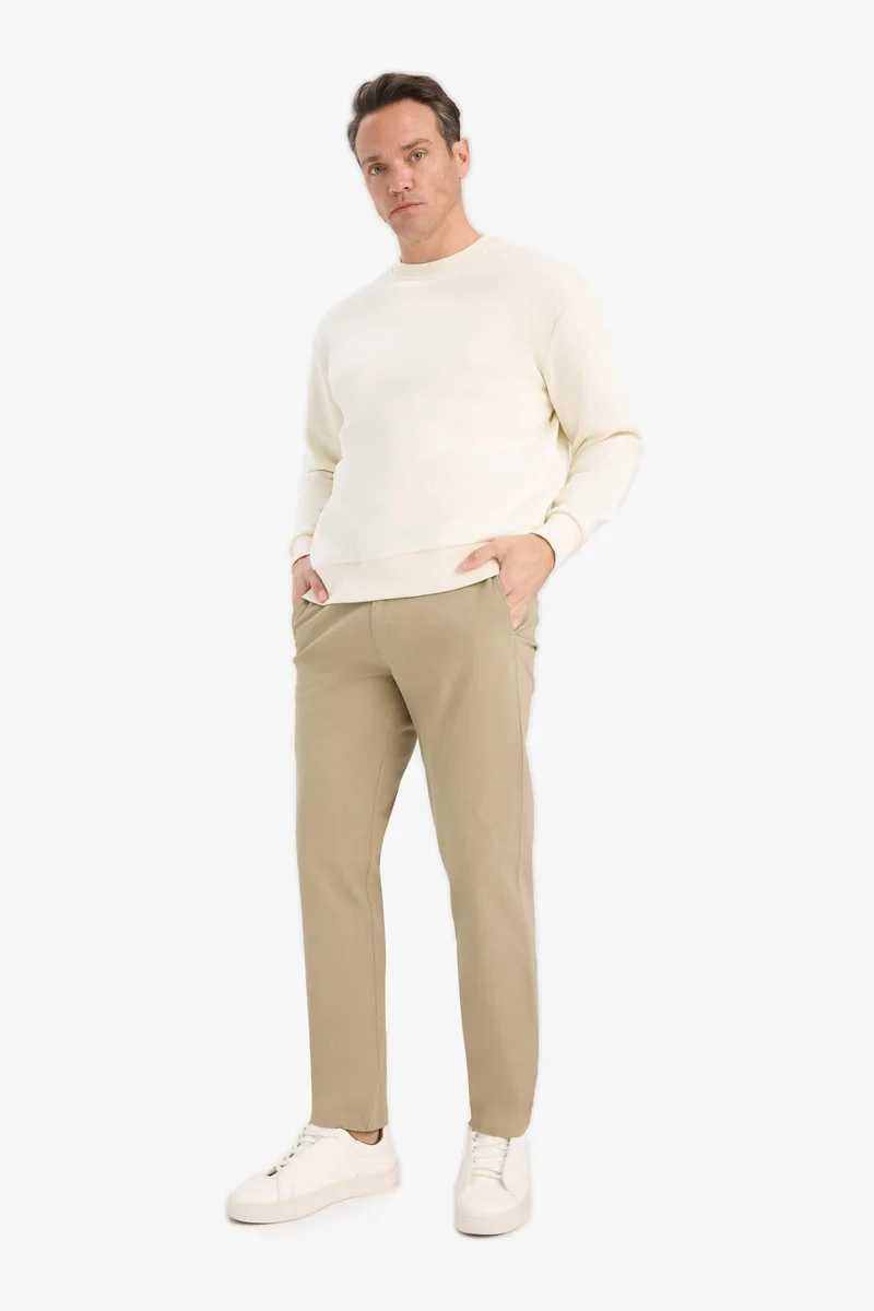 ديفاكتو Relax Fit Basic Soft Inside Thick Sweatshirt