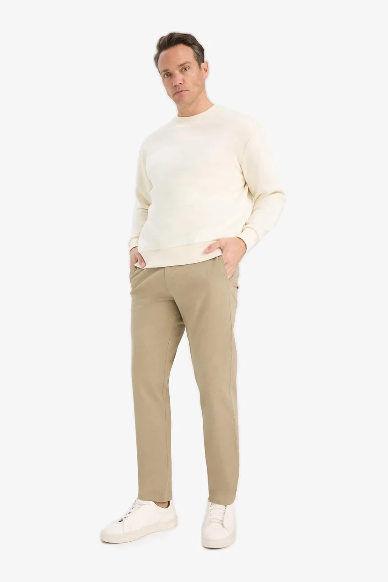 DeFacto Relax Fit Basic Soft Inside Thick Sweatshirt