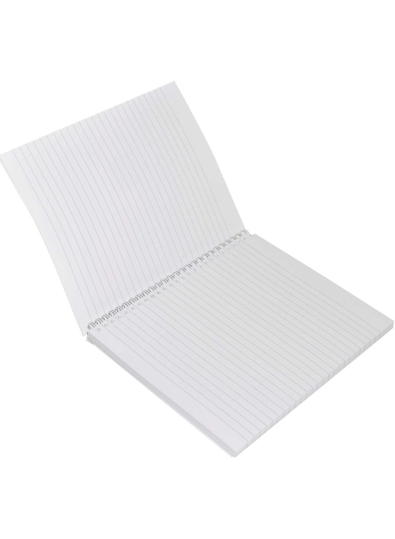 FIS LIGHT Pack of 10 Spiral Soft Cover Notebook, Single Line, 9X7 Inches (22.86 X 20.32 CM) 100 Sheets -LINB971701S - Image 3