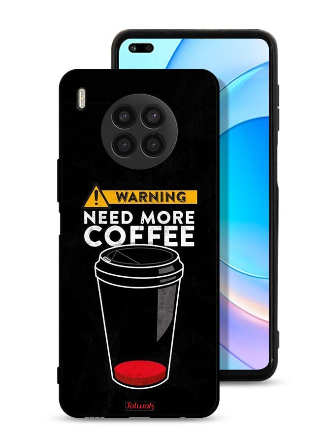 Tolwak Huawei nova 8i Protective Case Cover Need More Coffee - Image 1