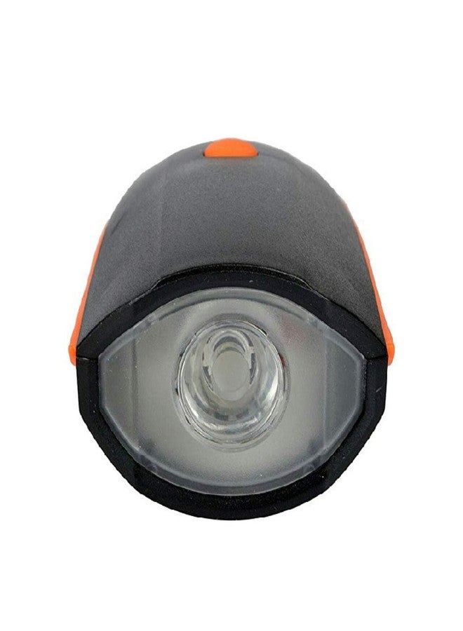 FCCRACING FCC Racing 2-in-1 Cycle Head Light with Horn (250 Lumens, 140dB Horn, Black) - Image 3