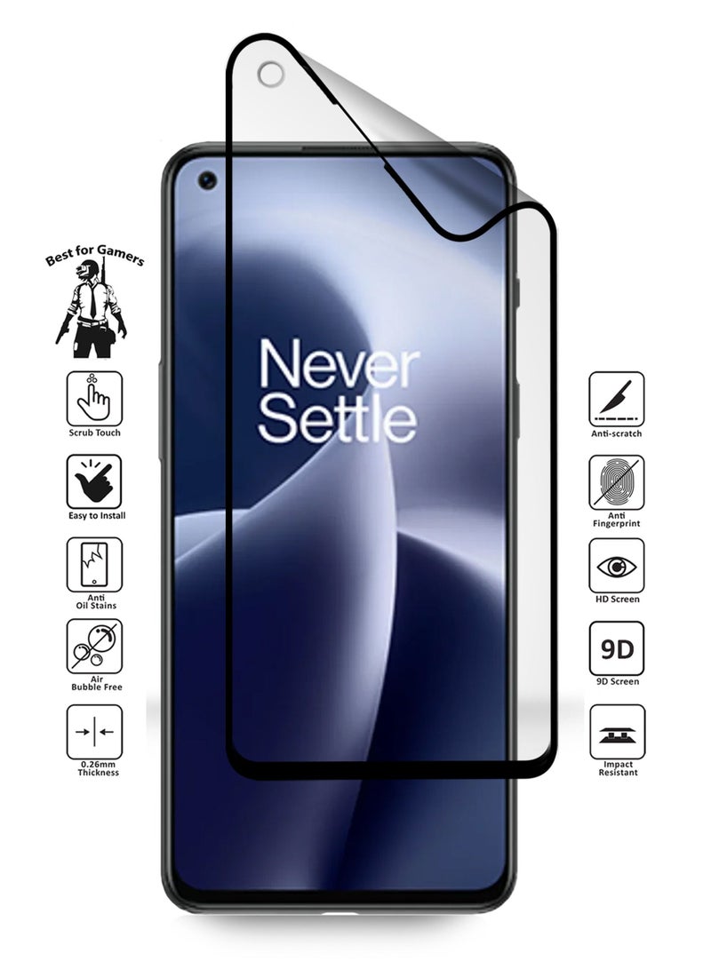 Wtech OnePlus Nord 2T 5G 9D Matte Ceramic Full Coverage Screen Protector (MSCNMN) - Clear - Image 3