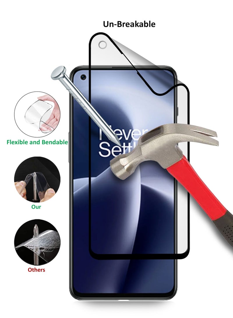 Wtech OnePlus Nord 2T 5G 9D Matte Ceramic Full Coverage Screen Protector (MSCNMN) - Clear - Image 2