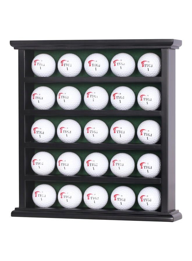 DisplayGifts (Black) - Golf Ball Display Cabinet Stand, NO Door, GB25 - Image 1