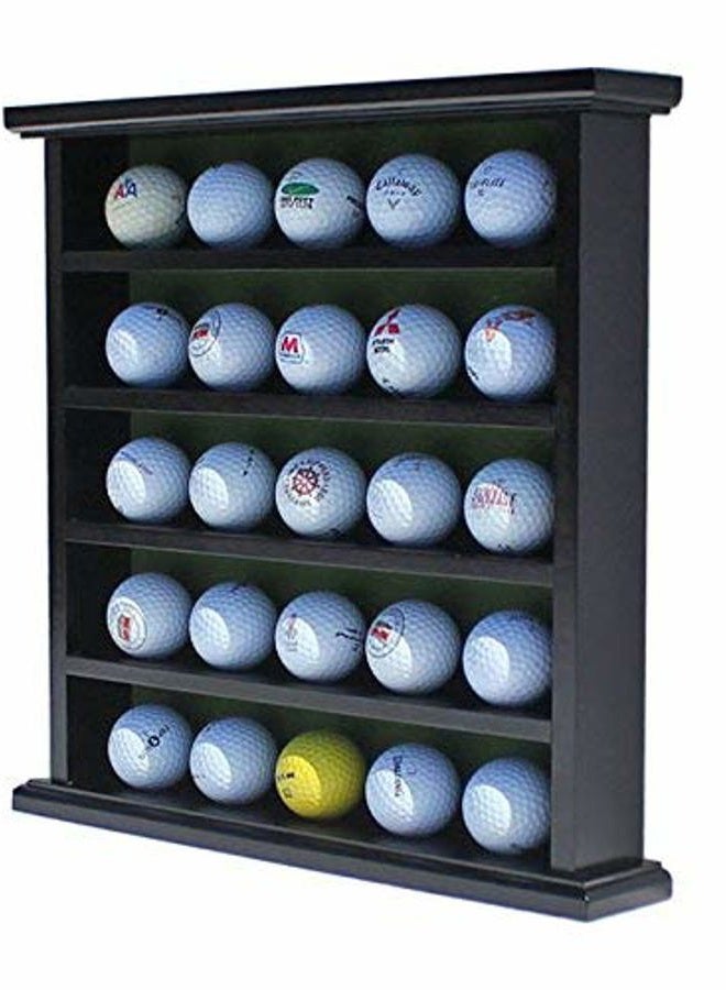 DisplayGifts (Black) - Golf Ball Display Cabinet Stand, NO Door, GB25 - Image 3