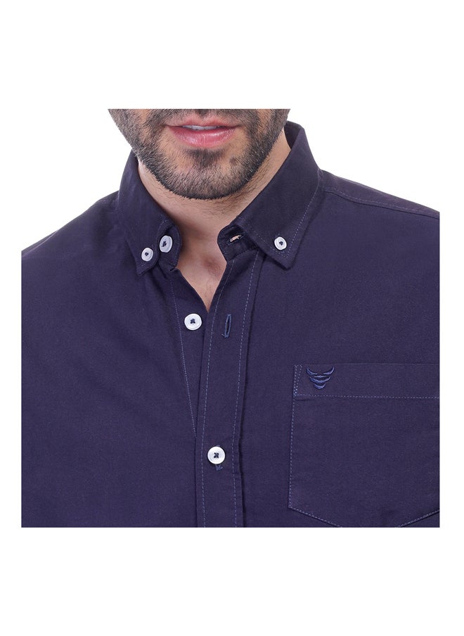 Coup - Coup - Solid Shirt with Long Sleeves and Pocket Detail - Image 1