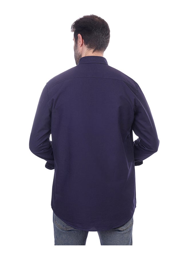 Coup - Coup - Solid Shirt with Long Sleeves and Pocket Detail - Image 1