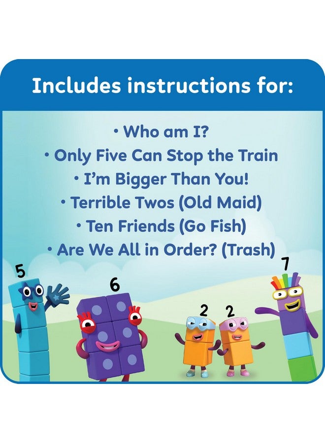 hand2mind hand2mind Numberblocks Playing Cards, Deck of Cards Themed, Preschool Math Games for Kids, Number Toys, Travel Toys for Toddlers 3-5, Kindergarten Learning Activities, Toddler Easter Basket Stuffers  - Image 4