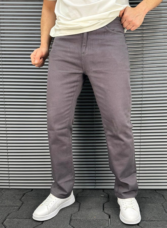 trendyol Black Bagfi Gabardine Pants 100% Cotton Comfortable - Image 1