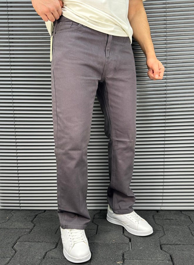 trendyol Black Bagfi Gabardine Pants 100% Cotton Comfortable - Image 3