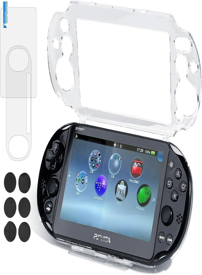 Gorliskl Ultra Clear Crystal Transparent Hard Shell Protective Case Cover Skin for Sony PlayStation PS Vita Slim PSV 2000 PCH-2000 Console - Image 1