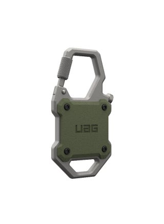 UAG Monarch AirTag case cover with Bottle Opener Hard Shell Lock Holder with Durable Locking Carabiner Keys Luggage and Bags - Olive Drab | Silver - pzsku/Z64FB50715AF9D30B7D8AZ/45/1751103802/8b8d93f9-ebc0-450c-b12e-d4e3be9c2632