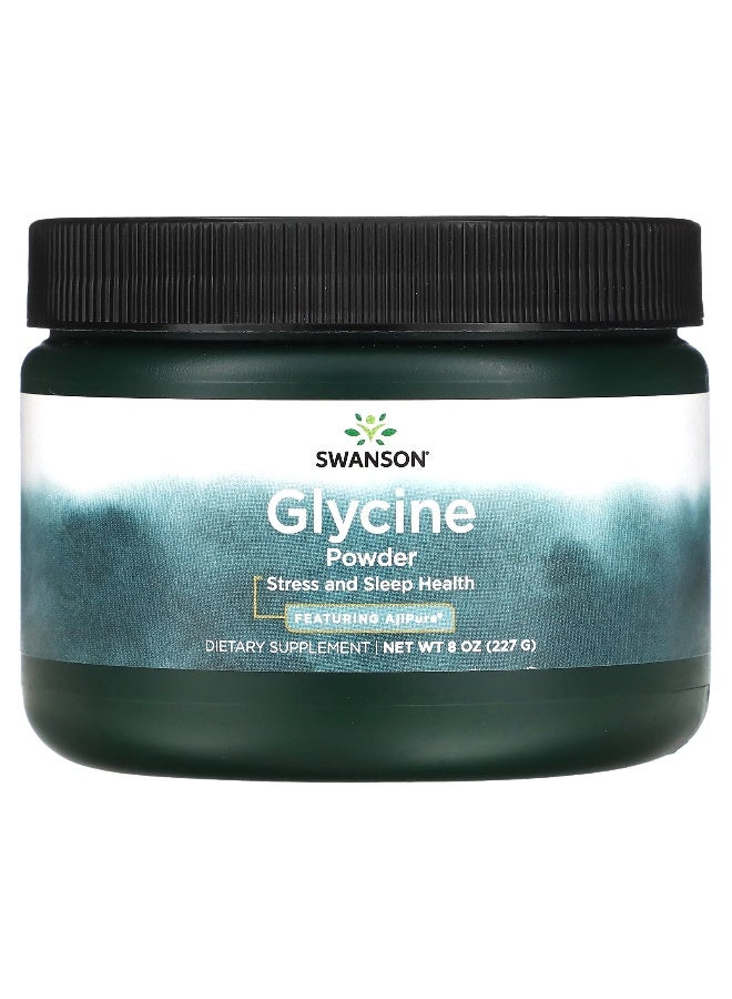 Swanson, Glycine Powder, 8 oz (227 g) (Packaging may vary) - Image 1
