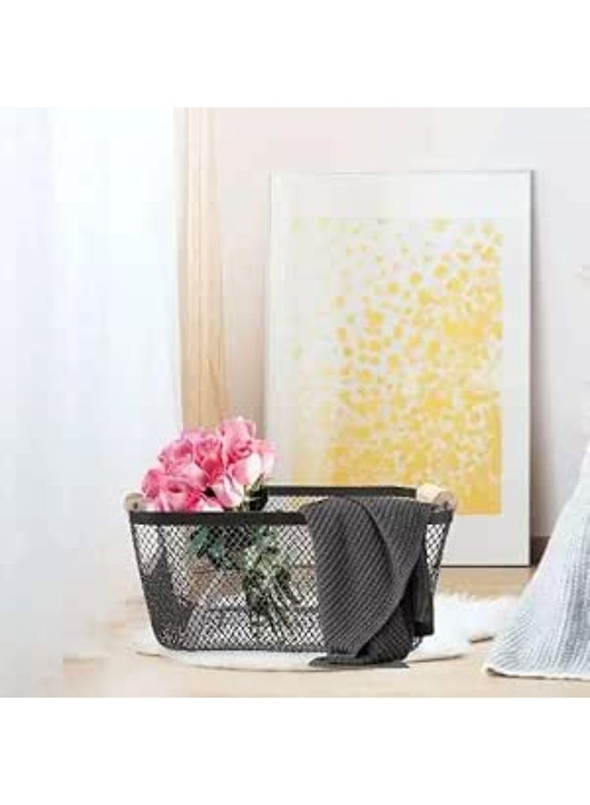 منظم معدني بيد خشبية – تصميم أنيق متعدد الاستخدامات  لتنظيم يومك بلمسة جمالية عملية - Image 4