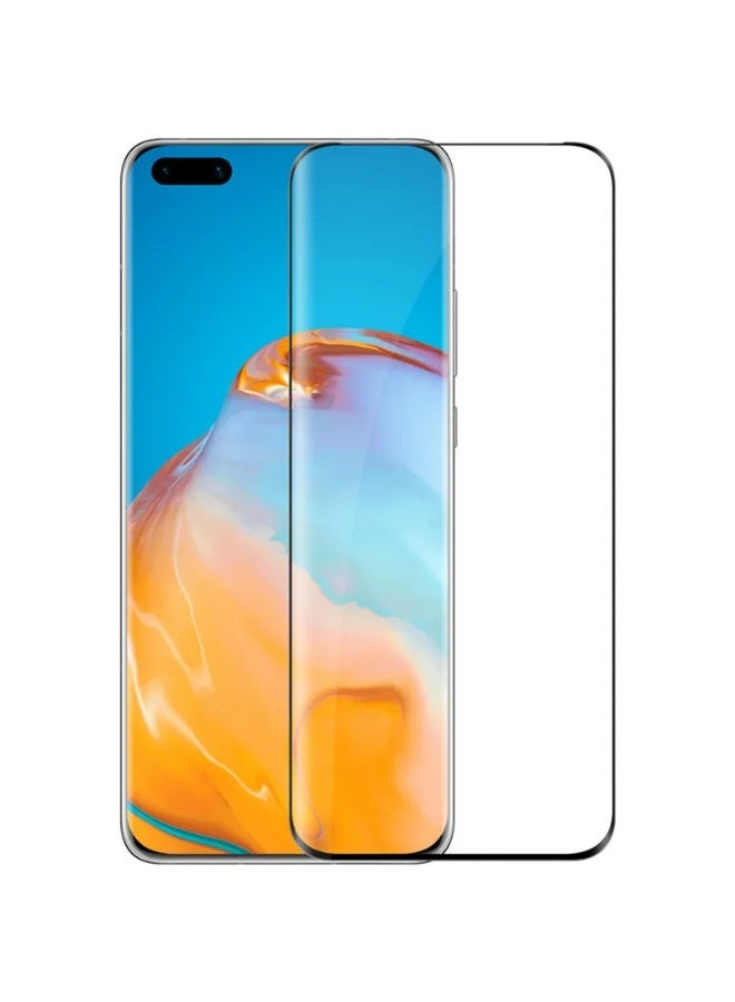 Screen Protector For Huawei P40 Pro ,  5D Tempered Glass Protector 9H Hardness, Bubble Free, HD Clear Huawei P40 Pro Screen Protector
